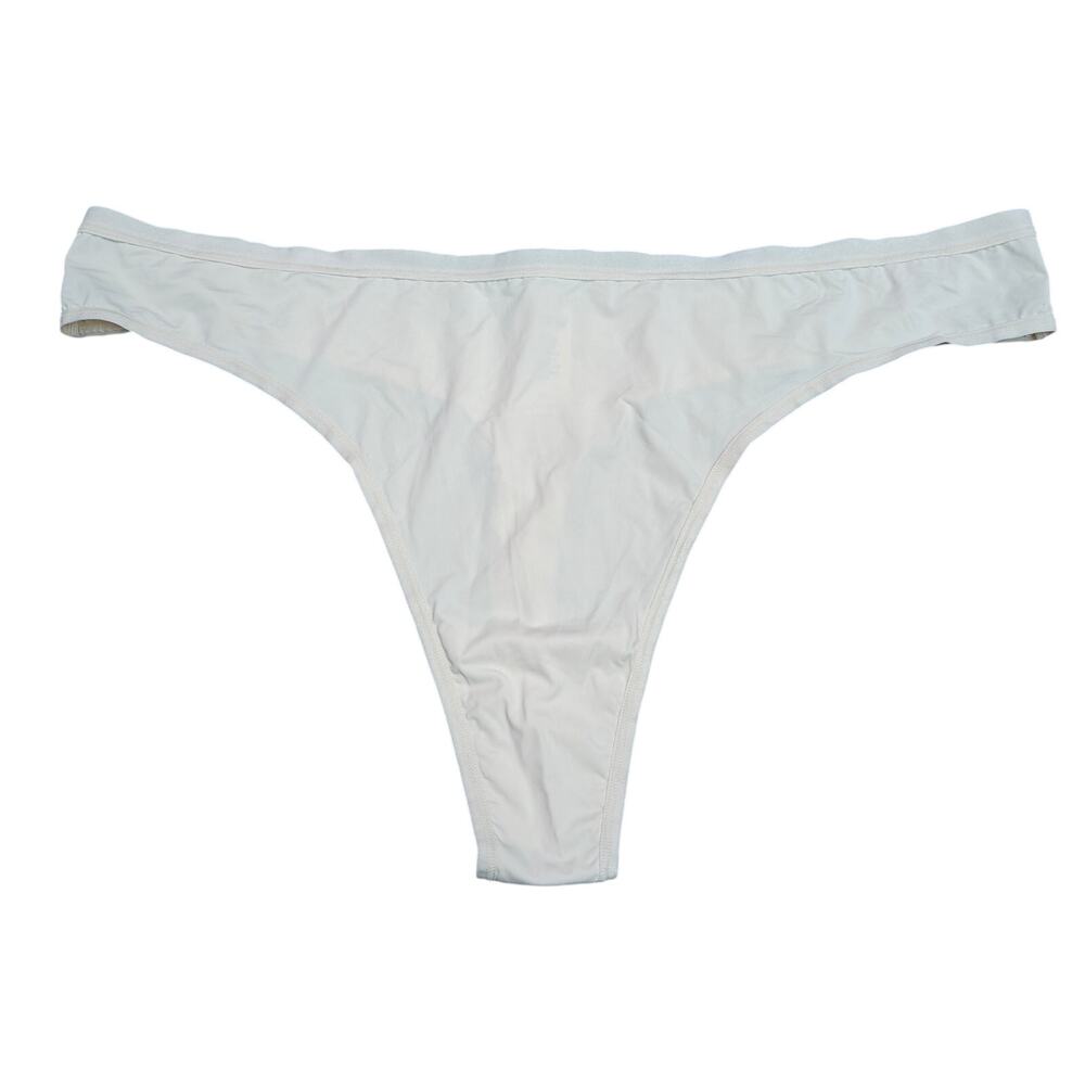 Maurices Neutral Cream Smooth Stretchy Thong Plus Size 3X